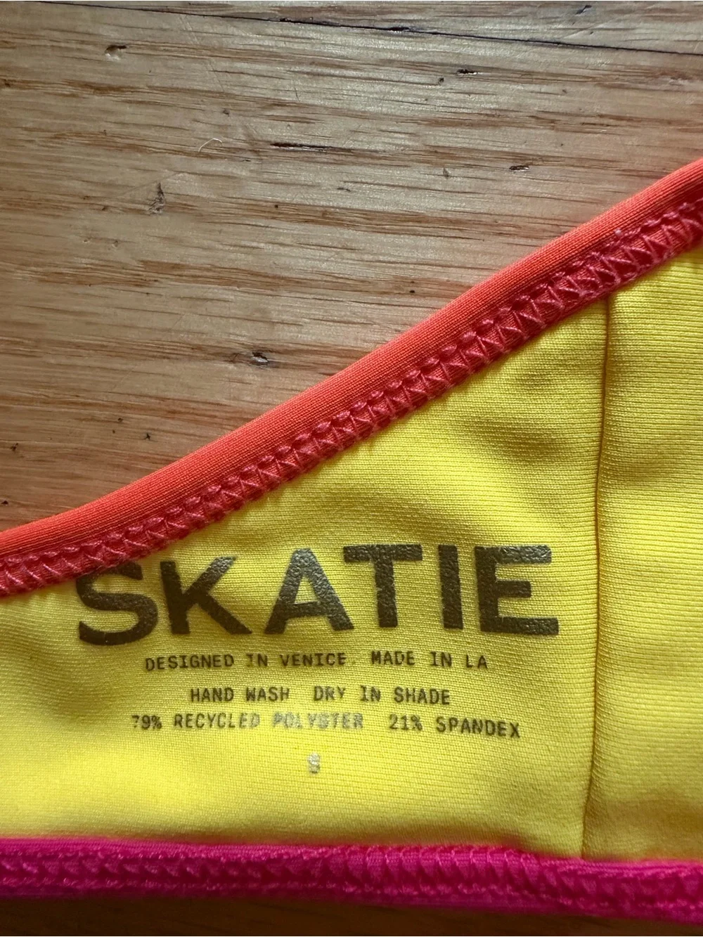 Skatie Two Tone Orange & Yellow Bikini Set
